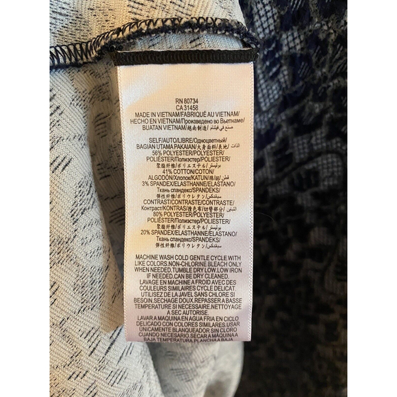 BCBGMaxazria Blue Short Sleeve Dress Sz. XS - Picture 4 of 4